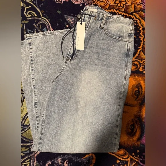 Habitual Drawstring Denim Jeans Wide Leg size 30/10 - Picture 4 of 7